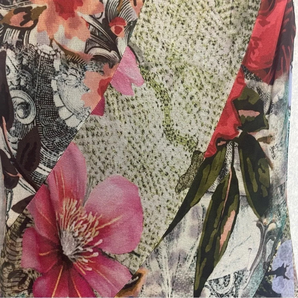 Desigual Karuka Asymmetrical Patchwork Floral Swi… - image 7